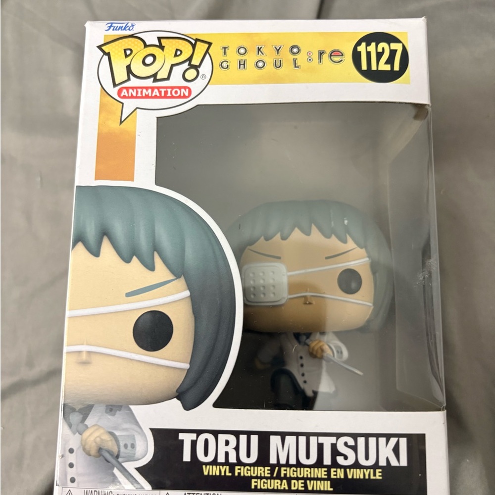 Funko Tokyo Ghoul Toru Mutsuki Figure - Gray and White